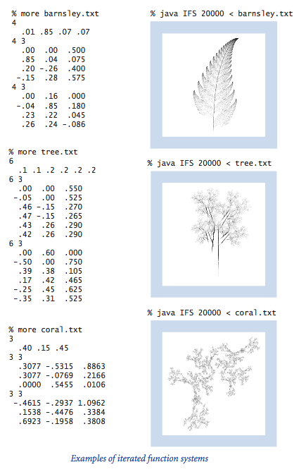 Iterated function system examples